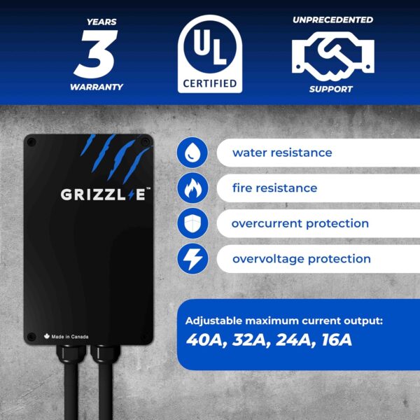 Grizzl-E Classic, Level 2 240V / 40A Electric Vehicle (EV) Charger