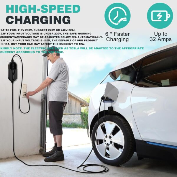 Level 2 Electric Vehicle (EV) Charger(32Amp