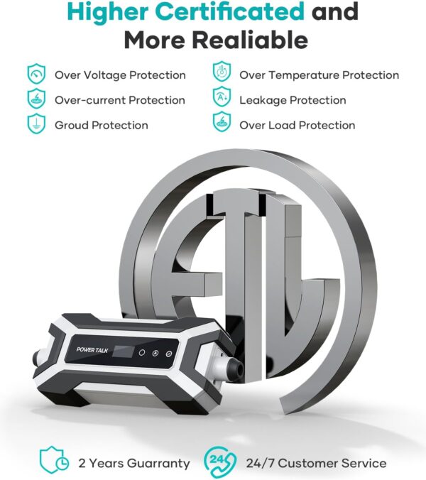 NEMA14-50 Plug Fast EV Car Charging Station