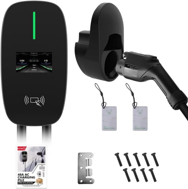 Level 2 EV Charger Station with Smart Display