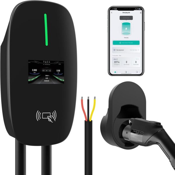 Level 2 EV Charger Station with Smart Display