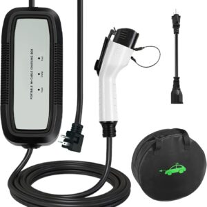 EV Charger, 16Amp 110V/240V Portable