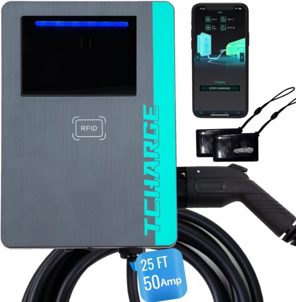 Adjustable 50 Amp EV Charging Station