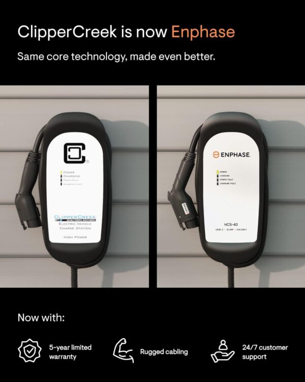 Enphase 32 Amp Plug-in EV Charger