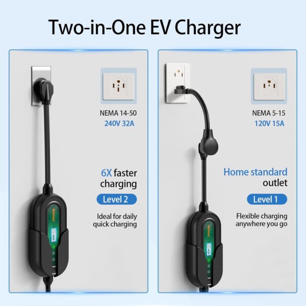 Romaa Level 2 EV Charger Portable EV Charger