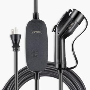 VEVOR LEVEL2 16A Amp 110V-240V 3.84 kW, Portable Electric Vehicle Charger