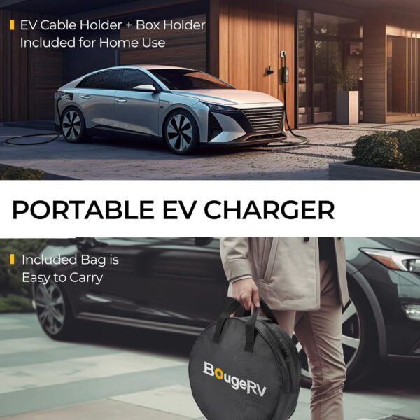 BougeRV Portable 48 Amp EV Charger Level 2