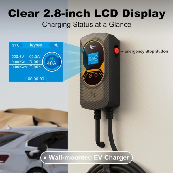 Feyree Level 2 Electric Vehicle Charger