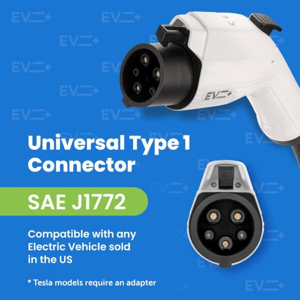 EV + Level 2 EV Charger Replacement Cord for Electric Vehicles