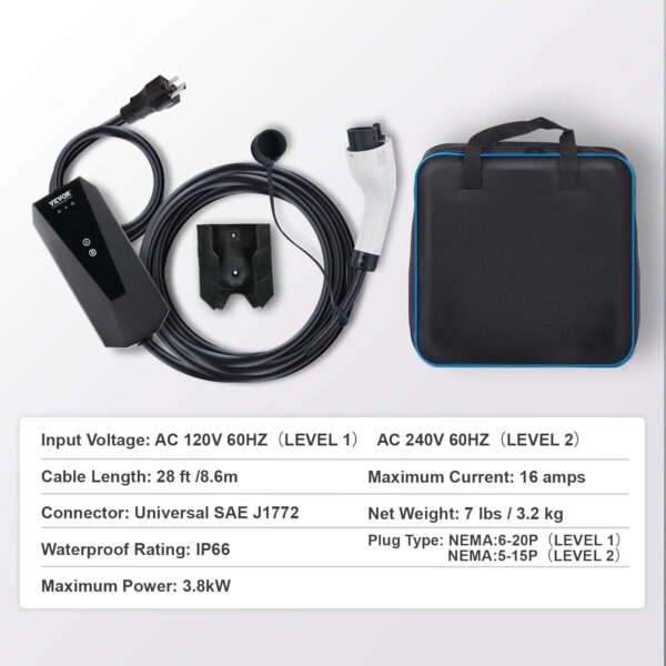 VEVOR Portable EV Charger