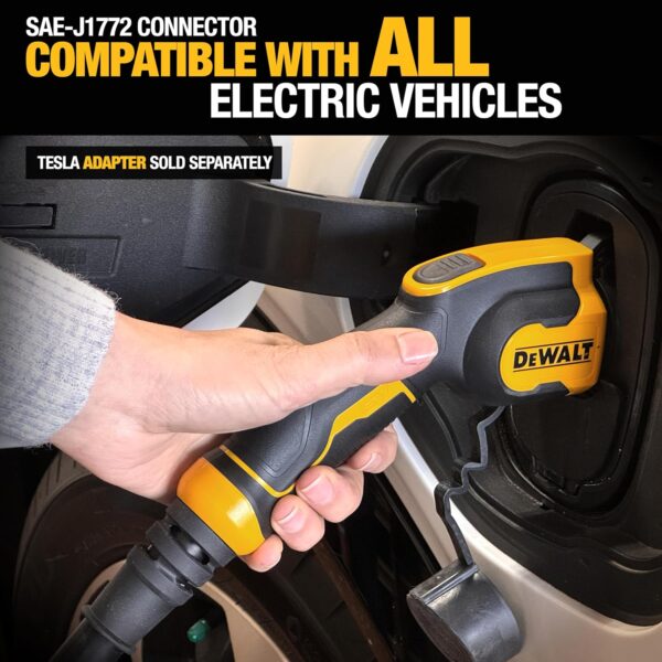 DEWALT Level 1 & 2 Portable Electric Vehicle (EV) Charger