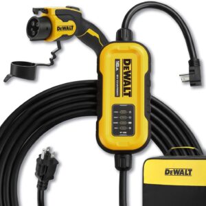 DEWALT Level 1 & 2 Portable Electric Vehicle (EV) Charger