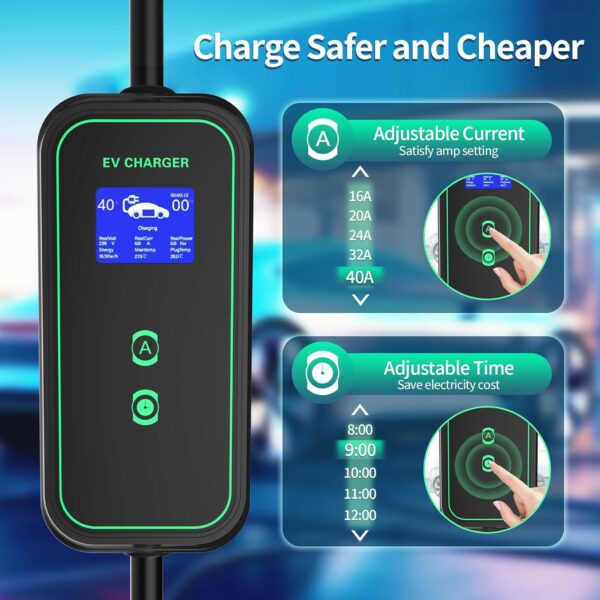 Portable Electric Vehicle Charger with UL Certified