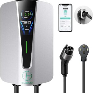 Level 2 EV Charger 48Amp, Indoor/Outdoor Electric Car Charger