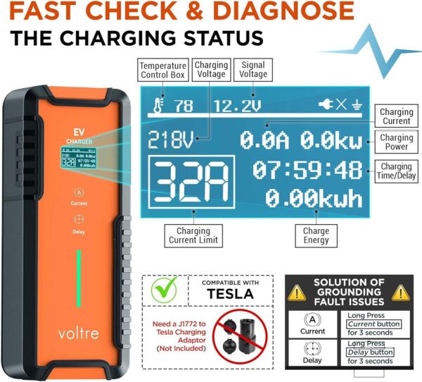 Voltre M2 Level 1 & 2 EV Charger