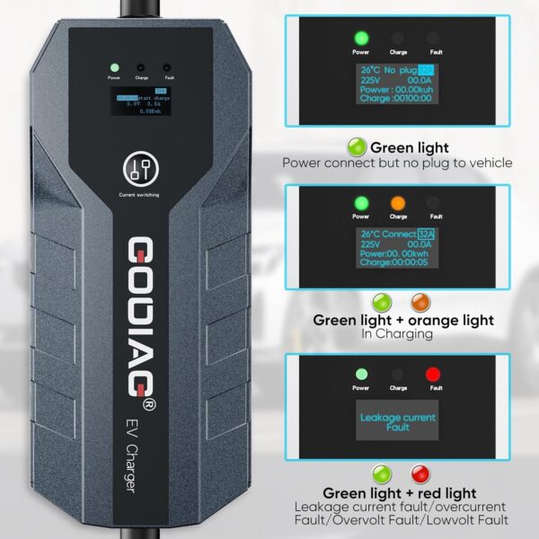 GODIAG Level 2 EV Charger 32A