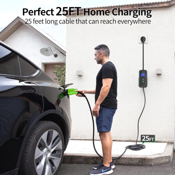 Portable Electric Vehicle Charger with UL Certified